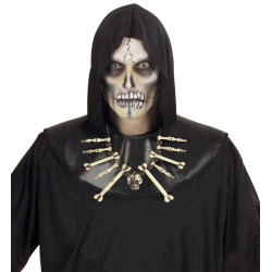 Náhrdelník z kostí a lebky